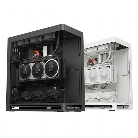HAVN HS 360 VGPU 블랙·화이트｜후면커넥터 ATX·430mm GPU·170mm 쿨러 지원 케이스 분석